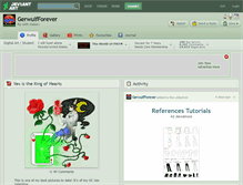 Tablet Screenshot of gerwulfforever.deviantart.com