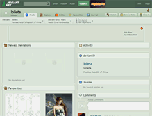 Tablet Screenshot of lolieta.deviantart.com