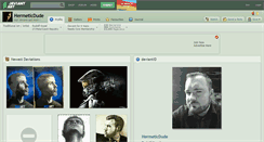 Desktop Screenshot of hermeticdude.deviantart.com