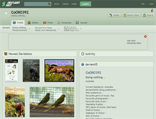 Tablet Screenshot of coolio392.deviantart.com