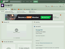 Tablet Screenshot of hyuuga-kiri.deviantart.com