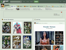 Tablet Screenshot of bobko.deviantart.com