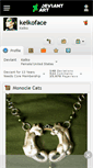 Mobile Screenshot of keikoface.deviantart.com