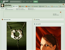 Tablet Screenshot of keikoface.deviantart.com