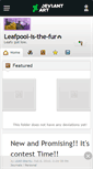 Mobile Screenshot of leafpool-is-the-fur.deviantart.com