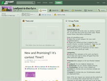 Tablet Screenshot of leafpool-is-the-fur.deviantart.com