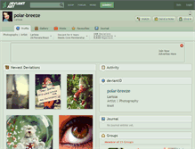 Tablet Screenshot of polar-breeze.deviantart.com