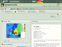Tablet Screenshot of herrmajorloveswar.deviantart.com