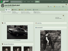 Tablet Screenshot of one-truth-blacklabel.deviantart.com