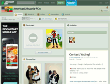 Tablet Screenshot of americaxlithuania-fc.deviantart.com