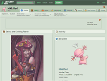 Tablet Screenshot of nikkified.deviantart.com