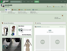 Tablet Screenshot of dhviewer.deviantart.com