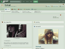 Tablet Screenshot of lilydough.deviantart.com