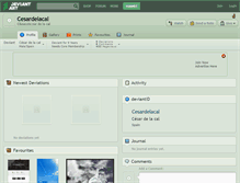 Tablet Screenshot of cesardelacal.deviantart.com