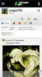 Mobile Screenshot of langustgs.deviantart.com