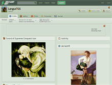 Tablet Screenshot of langustgs.deviantart.com