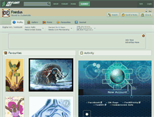 Tablet Screenshot of foedus.deviantart.com