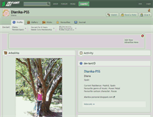 Tablet Screenshot of dianika-pss.deviantart.com