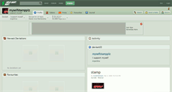 Desktop Screenshot of myselfstampplz.deviantart.com