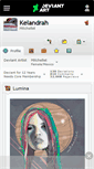 Mobile Screenshot of kelandrah.deviantart.com