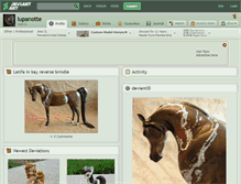 Tablet Screenshot of lupanotte.deviantart.com