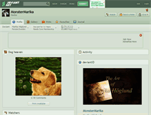 Tablet Screenshot of monstermarika.deviantart.com