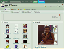Tablet Screenshot of angel-of-elementa.deviantart.com