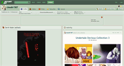 Desktop Screenshot of cloud61587.deviantart.com