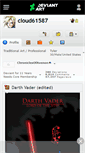 Mobile Screenshot of cloud61587.deviantart.com