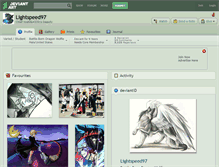 Tablet Screenshot of lightspeed97.deviantart.com