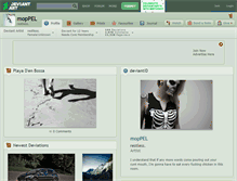 Tablet Screenshot of moppel.deviantart.com