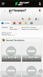 Mobile Screenshot of go19papapa7.deviantart.com