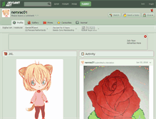 Tablet Screenshot of nemrac01.deviantart.com