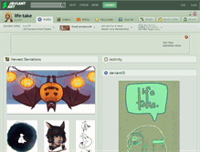 Tablet Screenshot of life-take.deviantart.com