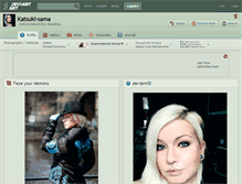 Tablet Screenshot of katsuki-sama.deviantart.com