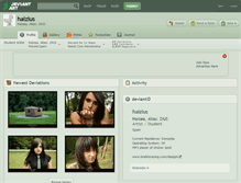 Tablet Screenshot of haizius.deviantart.com