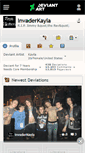 Mobile Screenshot of invaderkayla.deviantart.com