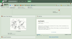 Desktop Screenshot of hank15.deviantart.com