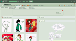 Desktop Screenshot of madiefizzy.deviantart.com