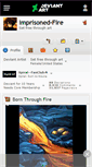 Mobile Screenshot of imprisoned-fire.deviantart.com