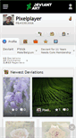 Mobile Screenshot of pixelplayer.deviantart.com