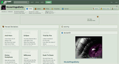 Desktop Screenshot of nicolawingeddeity.deviantart.com