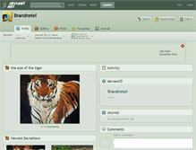 Tablet Screenshot of brandnetel.deviantart.com