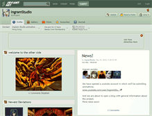 Tablet Screenshot of ingramstudio.deviantart.com