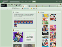 Tablet Screenshot of dark-ash-fangroup.deviantart.com