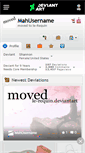 Mobile Screenshot of mahusername.deviantart.com