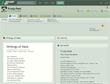 Tablet Screenshot of frosty-poet.deviantart.com