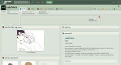 Desktop Screenshot of ladypolaris.deviantart.com