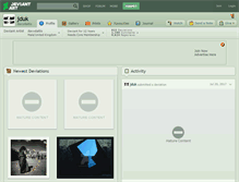 Tablet Screenshot of jduk.deviantart.com