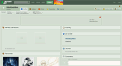 Desktop Screenshot of himitsuhino.deviantart.com